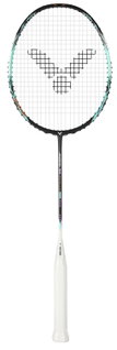 Victor Badmintonschläger Auraspeed 90K Metallic R (ausgewogen, steif) türkisblau - unbesaitet -